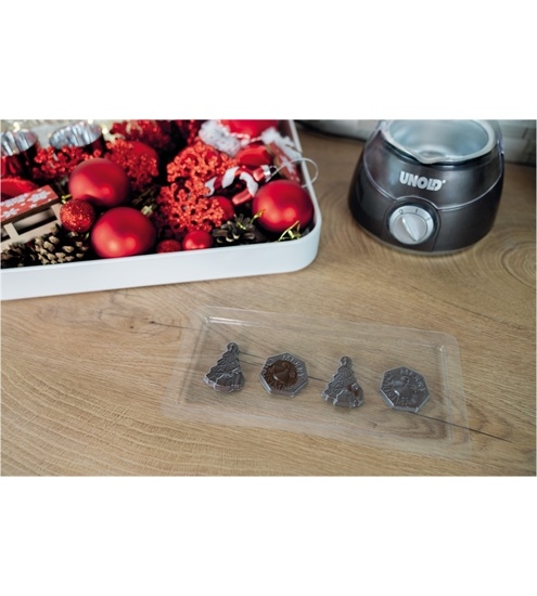Unold Schokoladenformen-Set Weihnachten
