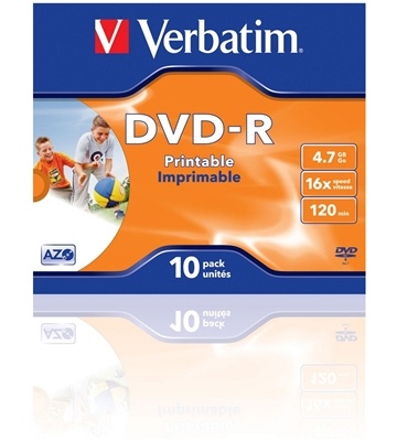 Verbatim DVD-R AZO 16x 4.7GB (10er JC)