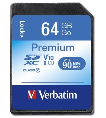Verbatim UHS-I SDXC Card Class 10 (64GB)