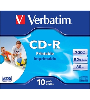 Verbatim CD-R AZO 52x 700MB (10er Pack)