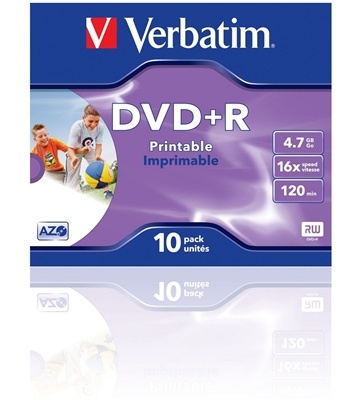 Verbatim DVD+R AZO 16x 4.7GB (10er JC)