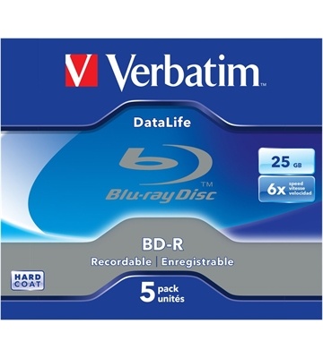 Verbatim BD-R SL 6x 25GB (5er Jewel Case)
