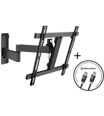 Vogels WALL 3245 inkl. Oehlbach HDMI-Kabel (schwarz)