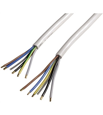 XavaX Elektroherd-Zuleitung 1,5 m (weiß)