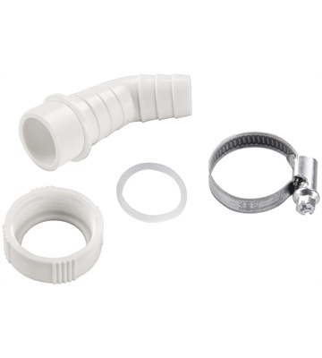 XavaX Siphonanschluss (weiß)