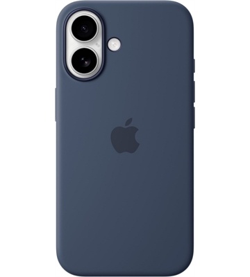 Apple Silikon Case mit MagSafe (denim)