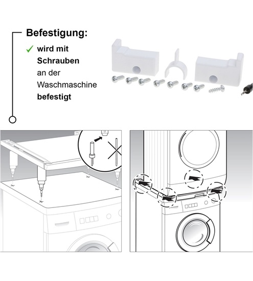 Bosch WTZ11400 Verbindungssatz mit Auszug