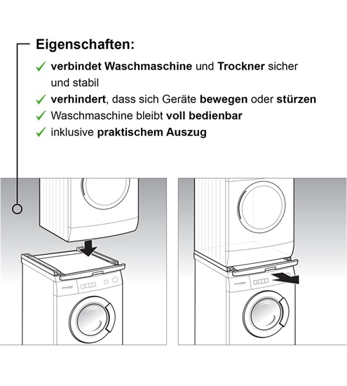 Bosch WTZ11400 Verbindungssatz mit Auszug