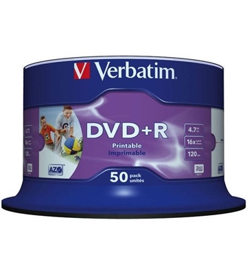 Verbatim DVD+R AZO 16x 4.7GB (50er Spindel)
