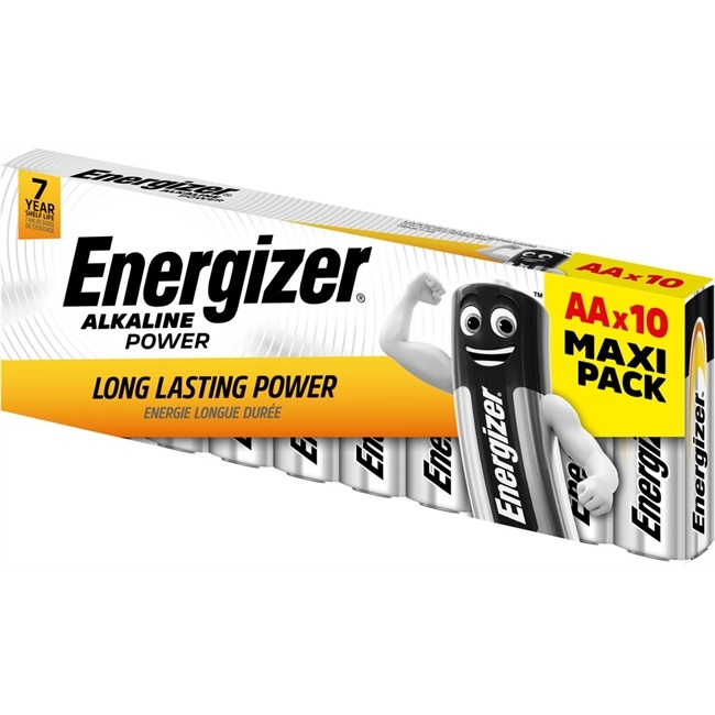 Energizer Alkaline Power AA 10er Schlauch