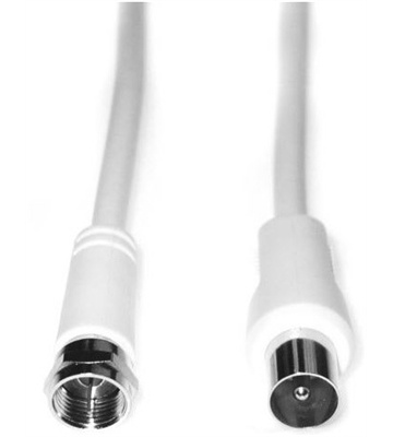 e + p FP 15 F/Koax-Kabel (1,5m) (weiß)