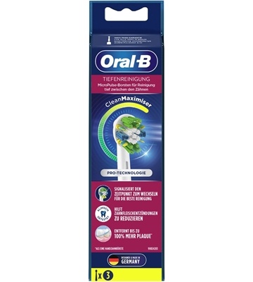 Oral-B Tiefenreinigung CleanMaximizer 3er (weiß)