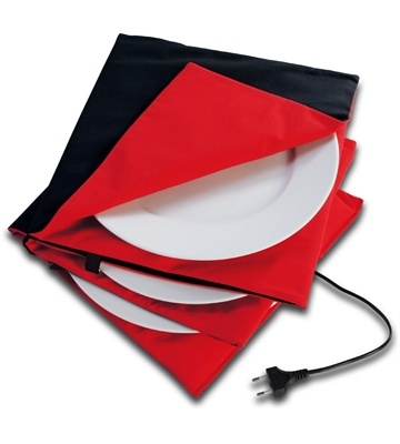 Solis Tellerwärmer King Size Typ 865 (anthrazit/rot)