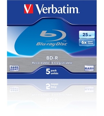 Verbatim BD-R SL 6x 25GB (5er Jewel Case)