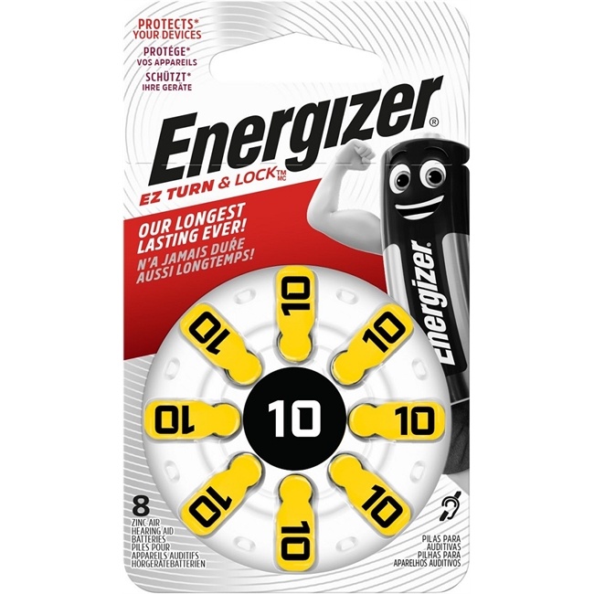 Energizer 10 Hörgerätebatterie 8er Blister