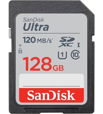 Sandisk SDXC Ultra Class 10 (128GB)
