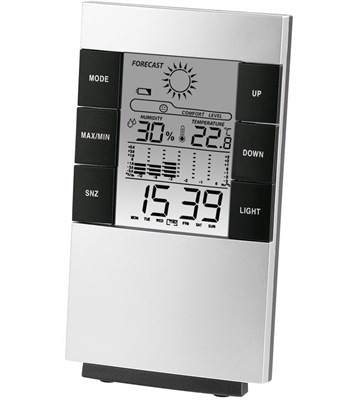 Hama LCD-Thermo-/Hygrometer TH-200 (schwarz/silber)