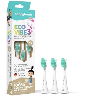 happybrush ECO VIBE KIDS Aufsteckbürsten Agnes