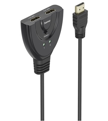 Hama 4K HDMI-Umschalter 2x1 (schwarz)