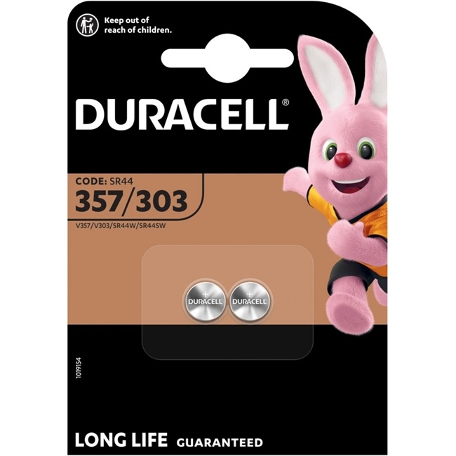Duracell 357/303 Uhrenbatterie 2er Blister