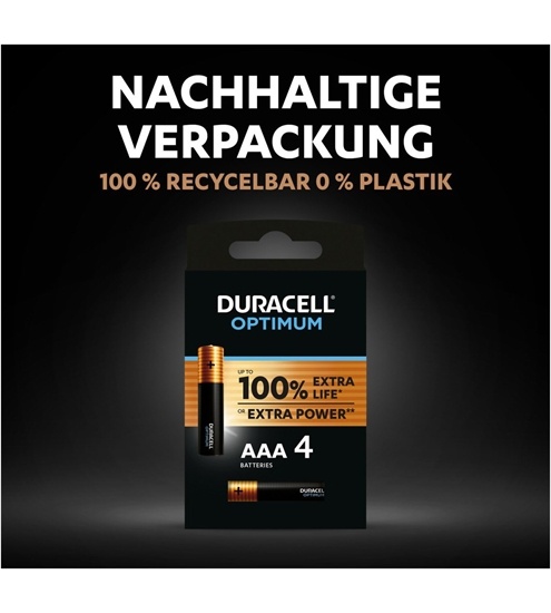 Duracell MN 2400 Optimum AAA 4er Blister