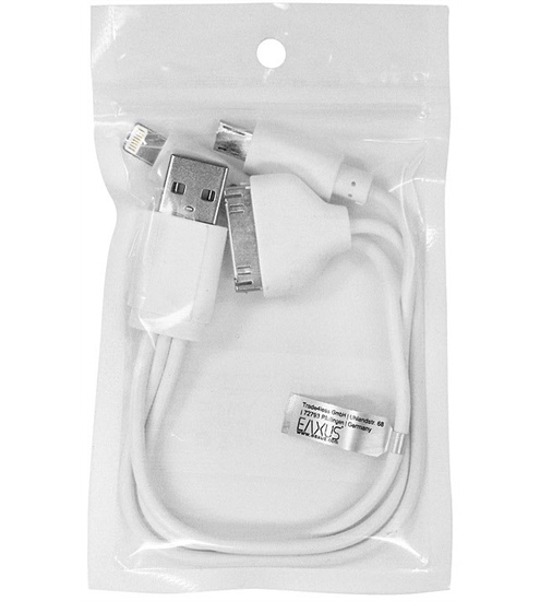 EAXUS 3-in-1 USB Ladekabel (0,13m)