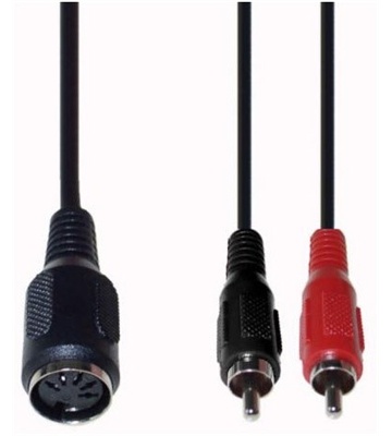 e + p B 22 Adapterkabel (0,2m) (schwarz)