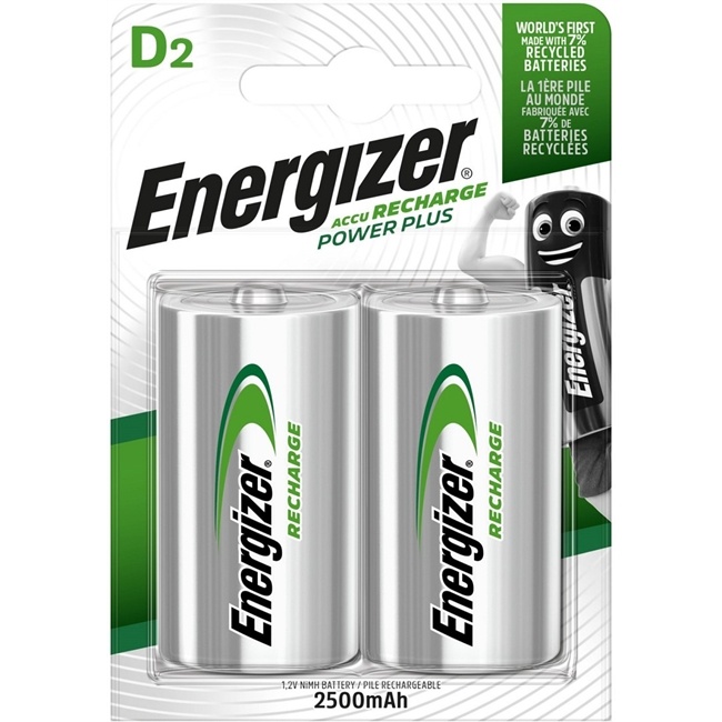 Energizer NiMH Power Plus D 2500mAh 2er