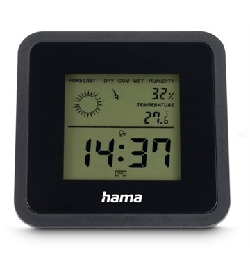 Hama Thermo-/Hygrometer Borneo (schwarz)
