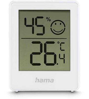 Hama Baros Thermo-/Hygrometer 2er Set (weiss)