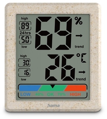 Hama Ponza Thermo/-Hygrometer (beige)