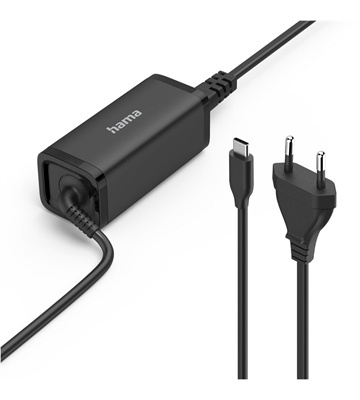 Hama USB-C-Notebook-Netzteil (65W) (schwarz)