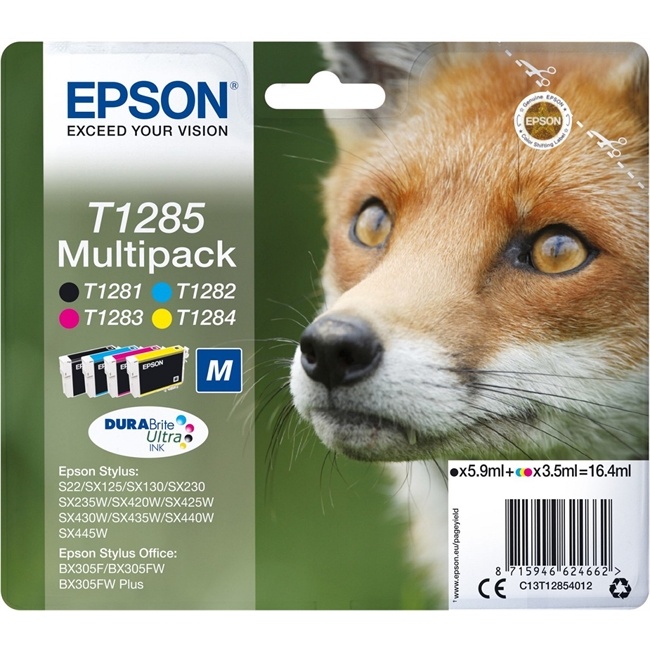 Epson Multipack 4 Farben T1285 DURABrite