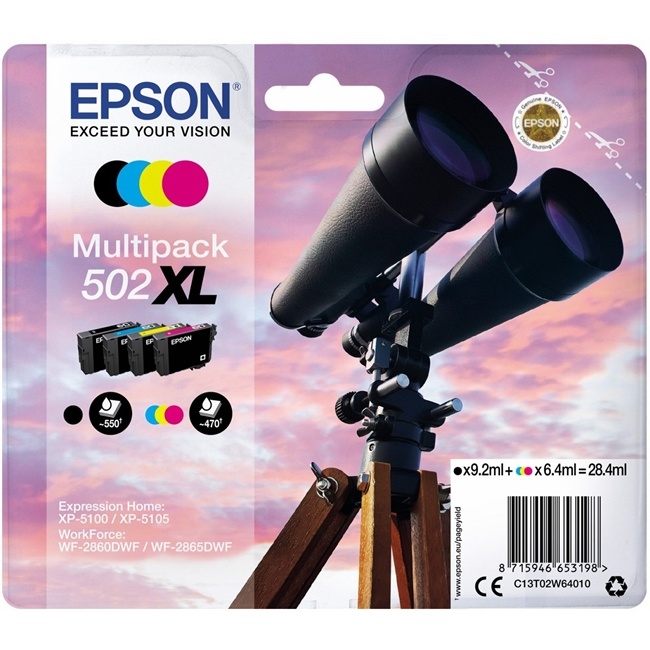 Epson 502XL Multipack (28,5ml)