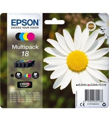 Epson 18 Claria Home Multipack (4-farbig)