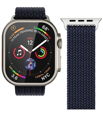 VONMÄHLEN Watch Straps Woven Loop Armband (navy)
