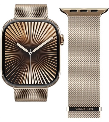 VONMÄHLEN Watch Straps Milanese Loop 2 (sunset gold)