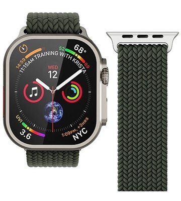 VONMÄHLEN Watch Straps Woven Loop Armband (olive)