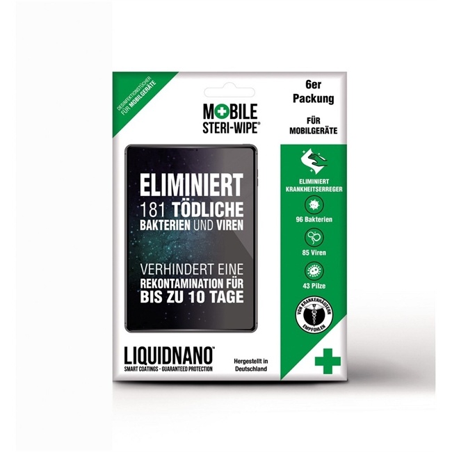 Liquidnano Steri-Wipe Desinfektionstuch (6er)