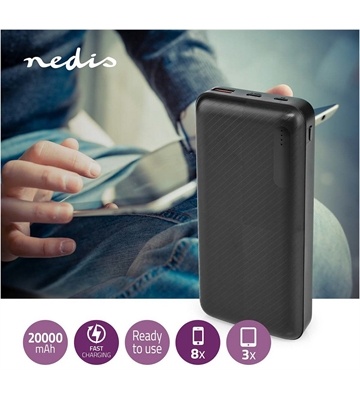 Nedis UPBKPD20000BK (20.000mAh) (schwarz)