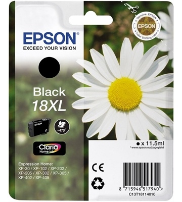 Epson T 1811 XL Tinte Claria Home (schwarz)