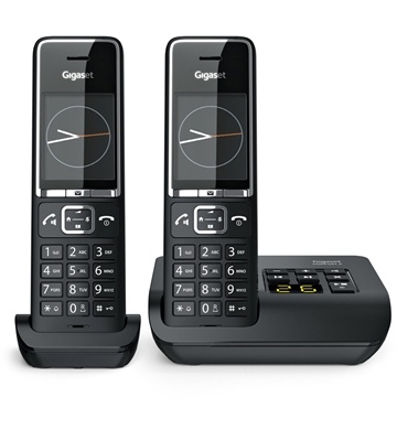 Gigaset Comfort 550A duo (schwarz/chrom) - B-Ware
