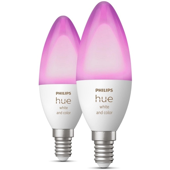 hue Hue White & Col. Amb. E14 470