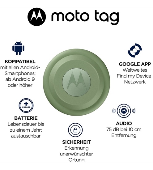 Motorola moto tag