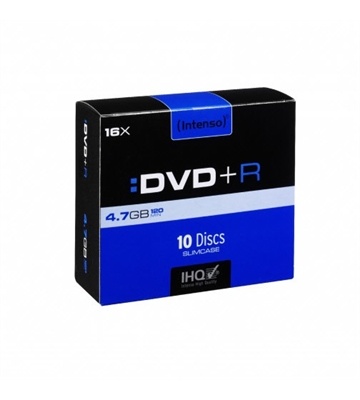 Intenso DVD+R 16x (4,7 GB) 10 Slim Case