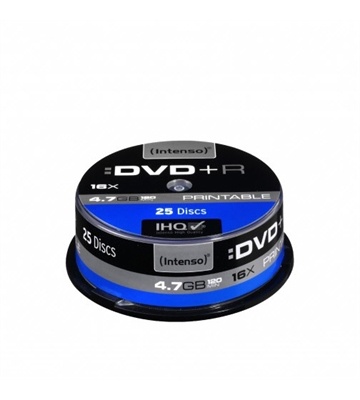Intenso DVD+R Printable (4,7GB) 25 Cake Box