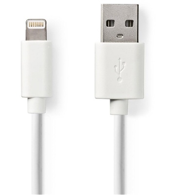 Nedis CCGB39300WT10 Lightning-Kabel (1m) (weiß)
