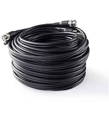 Nedis CCTVCA10BK200 BNC/DC-Kabel (20m)