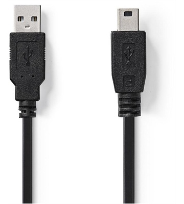 Nedis CCGB60300BK20 USB 2.0-Kabel (2m) (schwarz)