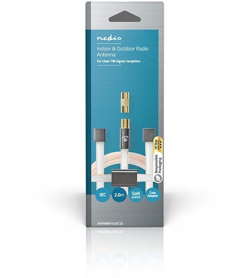 Nedis ANFMBW105AT20 Koaxial-Kabel (2m)
